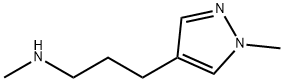 N-methyl-3-(1-methyl-1H-pyrazol-4-yl)propan-1-amine(SALTDATA: FREE) Struktur