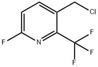 3-Chloromethyl-6-fluoro-2-(trifluoromethyl)pyridine Struktur