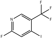 2-Fluoro-4-iodo-5-(trifluoromethyl)pyridine Struktur