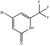 4-Bromo-2-hydroxy-6-(trifluoromethyl)pyridine Struktur