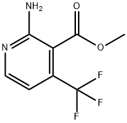 Methyl 2-amino-4-(trifluoromethyl)nicotinate Struktur