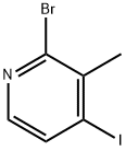 Pyridine, 2-bromo-4-iodo-3-methyl- Struktur