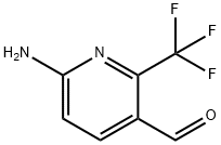 6-Amino-2-(trifluoromethyl)nicotinaldehyde Struktur