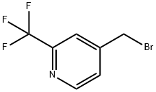 4-(bromomethyl)-2-(trifluoromethyl)pyridine Struktur