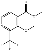 Methyl 3-methoxy-2-(trifluoromethyl)isonicotinate Struktur