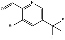 3-Bromo-5-(trifluoromethyl)-2-pyridinecarboxaldehyde Struktur