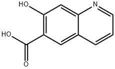 7-Hydroxyquinoline-6-carboxylic acid Struktur