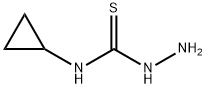 1-Cyclopropylhydrazinecarbothioamide Struktur