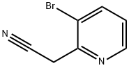 2-(3-bromopyridin-2-yl)acetonitrile Struktur