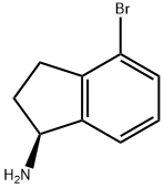 (S)-4-broMo-2,3-dihydro-1H-inden-1-aMine-HCl Struktur