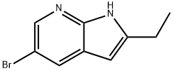 5-Bromo-2-ethyl-1H-pyrrolo[2,3-b]pyridine Struktur