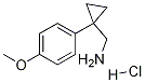 CyclopropaneMethanaMine, 1-(4-Methoxyphenyl)-, hydrochloride Struktur