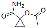 Cyclopropanecarboxamide, 1-(acetyloxy)- (9CI) Struktur