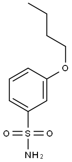 3-Butoxybenzenesulfonamide Structure