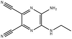 2,3-Pyrazinedicarbonitrile,5-amino-6-(ethylamino)-(9CI) Struktur