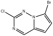 7-Bromo-2-chloropyrrolo[2,1-f][1,2,4]triazine Struktur