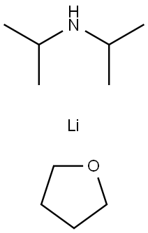 Lithium diisopropylamide mono(tetrahydrofuran) Struktur