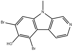 9-methyl-7-bromoeudistomin D Struktur