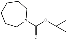 Hexahydro-1H-azepine-1-carboxylic acid 1,1-dimethylethyl ester Struktur