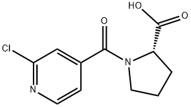 N-(2-Chloropyridine-4-carbonyl)-L-proline Struktur