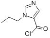 1H-Imidazole-5-carbonyl chloride, 1-propyl- (9CI) Struktur