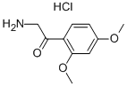 2-(2,4-DIMETHOXY-PHENYL)-2-OXO-ETHYL-AMMONIUM, CHLORIDE Struktur