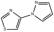 Thiazole,  4-(1H-pyrazol-1-yl)- Struktur