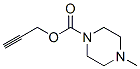 1-Piperazinecarboxylicacid,4-methyl-,2-propynylester(9CI) Struktur