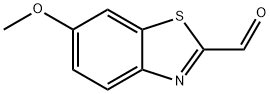 2-Benzothiazolecarboxaldehyde,6-methoxy-(9CI) Struktur