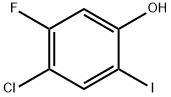 4-chloro-5-fluoro-2-iodophenol Struktur