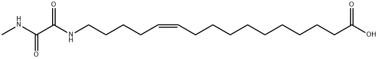 (11Z)-16-[[2-(MethylaMino)-2-oxoacetyl]aMino]-11-hexadecenoic Acid Struktur