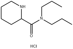 N,N-Dipropyl-2-piperidinecarboxamide hydrochloride Struktur