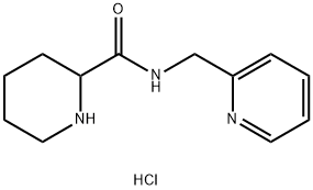 N-(2-Pyridinylmethyl)-2-piperidinecarboxamidehydrochloride Struktur