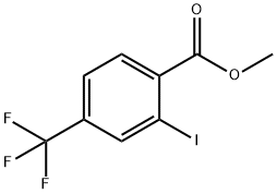 Methyl 2-iodo-4-(trifluoromethyl)benzoate Struktur