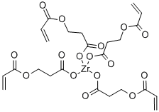 ZIRCONIUM CARBOXYETHYL ACRYLATE 60% IN & Struktur