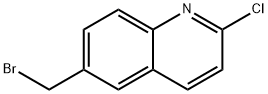 6-(BROMOMETHYL)-2-CHLOROQUINOLINE Struktur