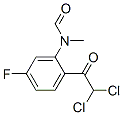 Formamide,  N-[2-(dichloroacetyl)-5-fluorophenyl]-N-methyl-  (9CI) Struktur