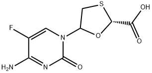 EMtricitabine Carboxylic Acid Struktur