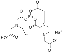 Sodium hydrogen ferric DTPA