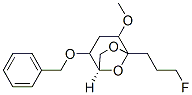 6,8-Dioxabicyclo3.2.1octane, 5-(3-fluoropropyl)-4-methoxy-2-(phenylmethoxy)-, 1R-(exo,exo)- Struktur