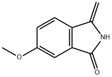 2,3-dihydro-6-Methoxy-3-Methylene-1H-Isoindol-1-one Struktur