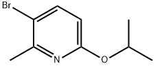 3-Bromo-6-isopropoxy-2-methylpyridine Struktur