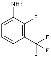 2-Fluoro-3-(trifluoromethyl)aniline Struktur