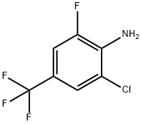 2-Chloro-6-fluoro-4-trifluoromethylaniline Struktur