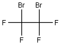 1,2-二溴四氟乙烷, 124-73-2, 結(jié)構(gòu)式