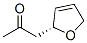 2-Propanone, 1-(2,5-dihydro-2-furanyl)-, (R)- (9CI) Struktur