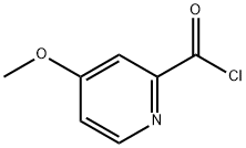 2-Pyridinecarbonyl chloride, 4-methoxy- (9CI) Struktur