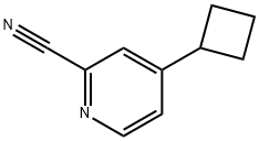 4-cyclobutylpicolinonitrile Struktur