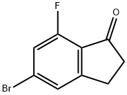 5-BroMo-7-fluoro-1-indanone Struktur