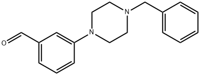 3-(4-Benzyl-piperazin-1-yl)-benzaldehyde Struktur